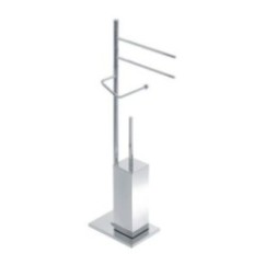 ZENITH Piantana con elementi mobili  - p.rotolo, p.salviette e p.scopino -