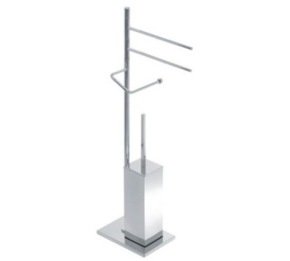 ZENITH Piantana con elementi mobili  - p.rotolo, p.salviette e p.scopino -