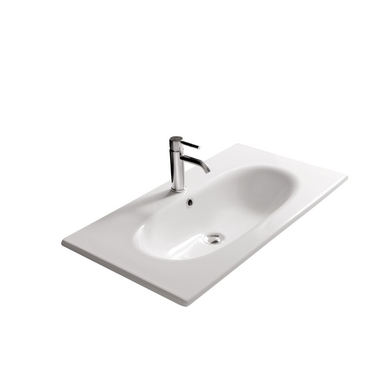 ERGO lavabo cm 85x45, monoforo