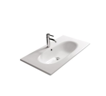ERGO lavabo cm 85x45, monoforo