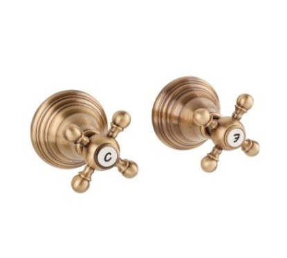 OLD FASHION Gruppo doccia incasso finitura ramato