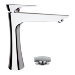 DIVA monocomando lavabo alto finitura cromo