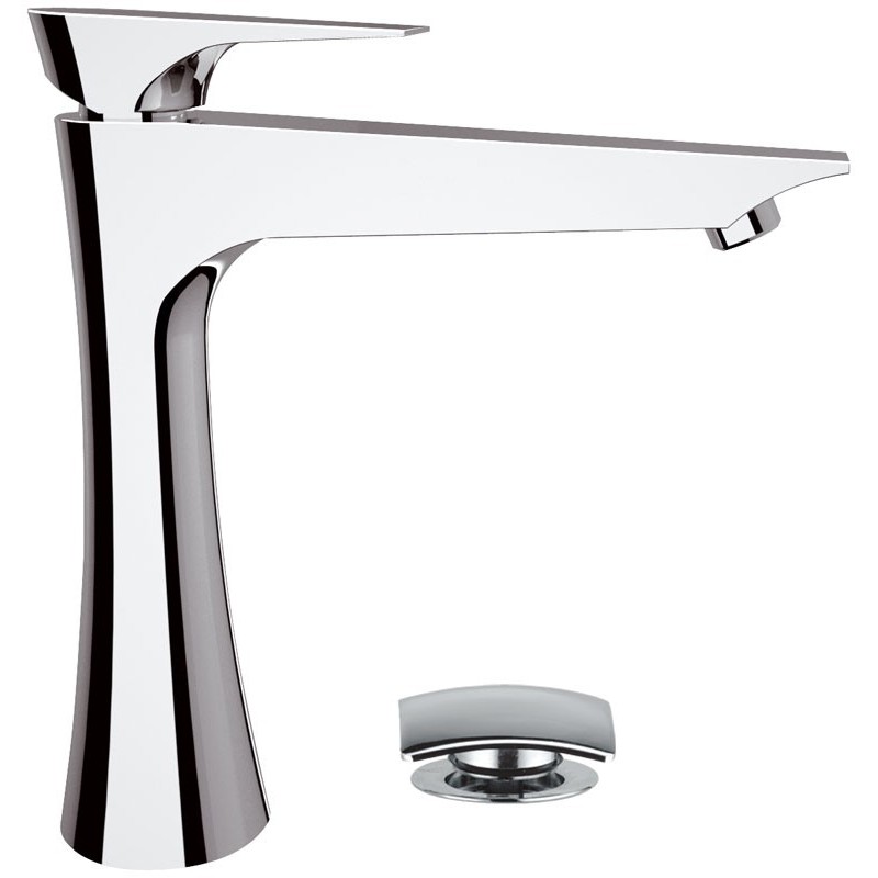 DIVA monocomando lavabo alto finitura cromo