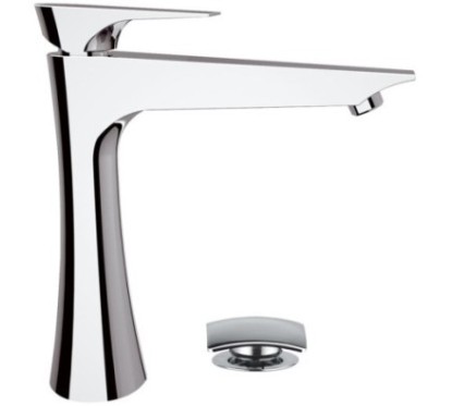 DIVA monocomando lavabo alto finitura cromo