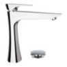 DIVA monocomando lavabo alto finitura cromo