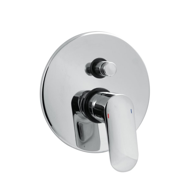 VICTOR miscelatore monocomando doccia incasso con deviatore finitura cromo