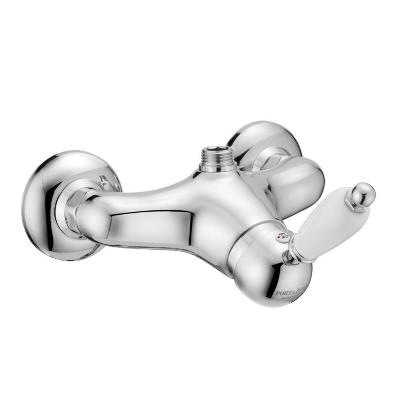 NEW OLD Monocomando doccia esterno con attacco superiore finitura oro rosa