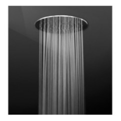 NEPAL 107 Soffione tondo saldato diam. 200 getto a pioggia in acciaio inox finitura satinato