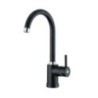 POLYTEK10 miscelatore monocomando con canna a ponte finitura ultrametal alluminio