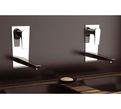 DIVA monocomando lavabo da incasso finitura cromo