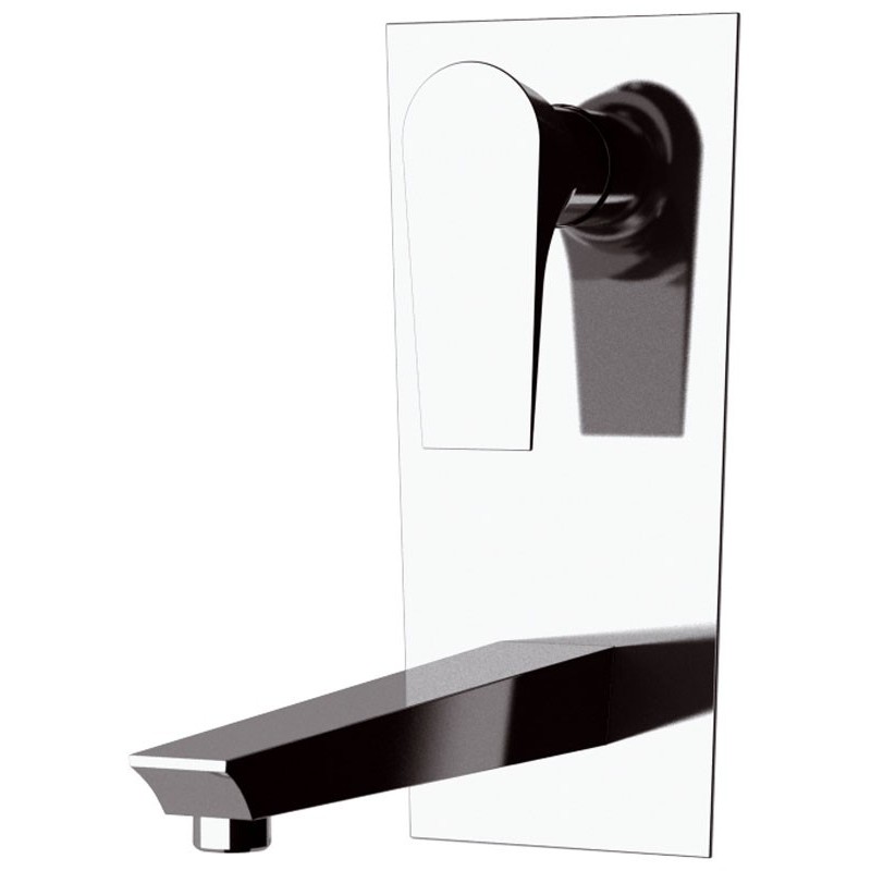 DIVA monocomando lavabo da incasso finitura cromo