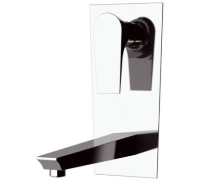 DIVA monocomando lavabo da incasso finitura cromo