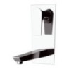 DIVA monocomando lavabo da incasso finitura cromo