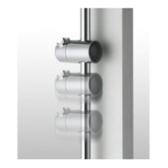 HYDRA pannello doccia con miscelatore termostatico finitura satinato