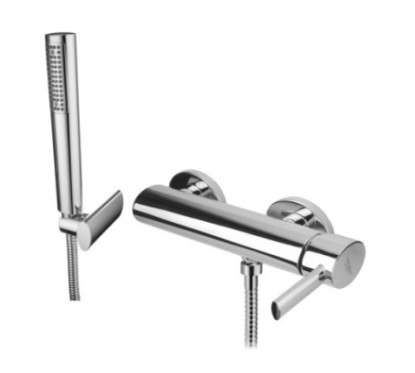 RIVER Monocomando doccia esterno con kit doccia  finitura cromo