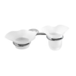 DUEMILA PLUS porta sapone/bicchiere