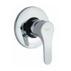 FLY monocomando doccia incasso con deviatore finitura cromo