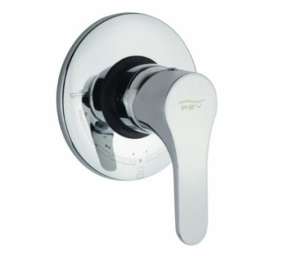 FLY monocomando doccia incasso con deviatore finitura cromo