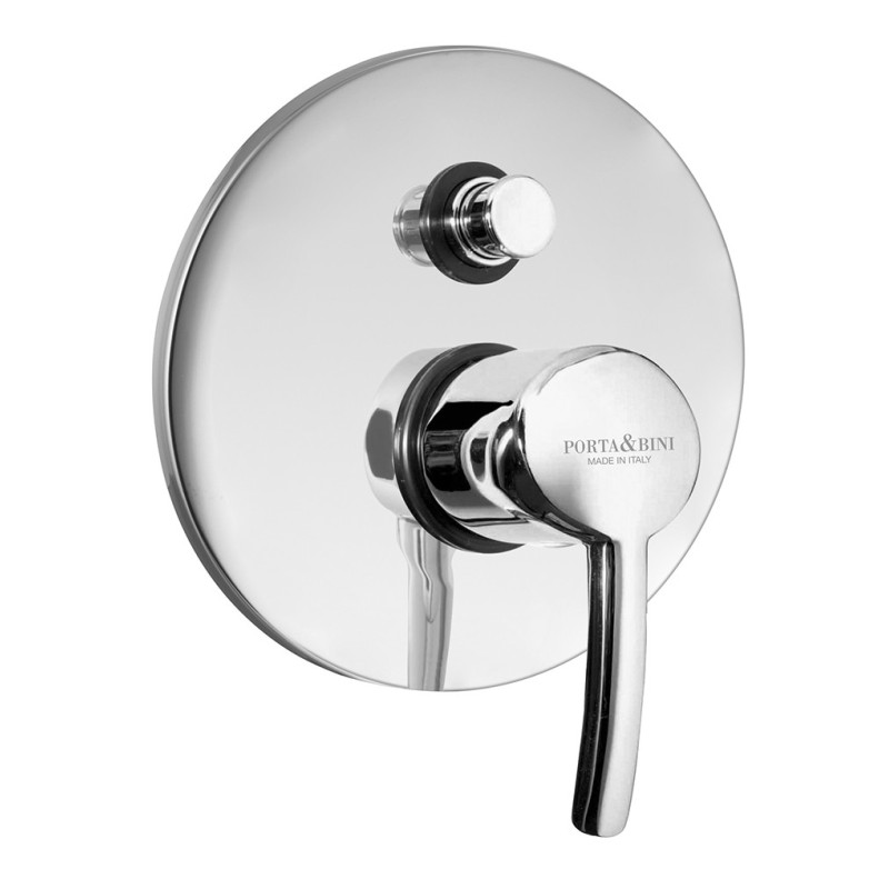 GO Monocomando doccia incasso con deviatore finitura cromo