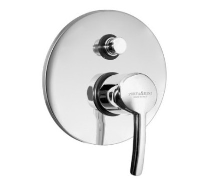 GO Monocomando doccia incasso con deviatore finitura cromo