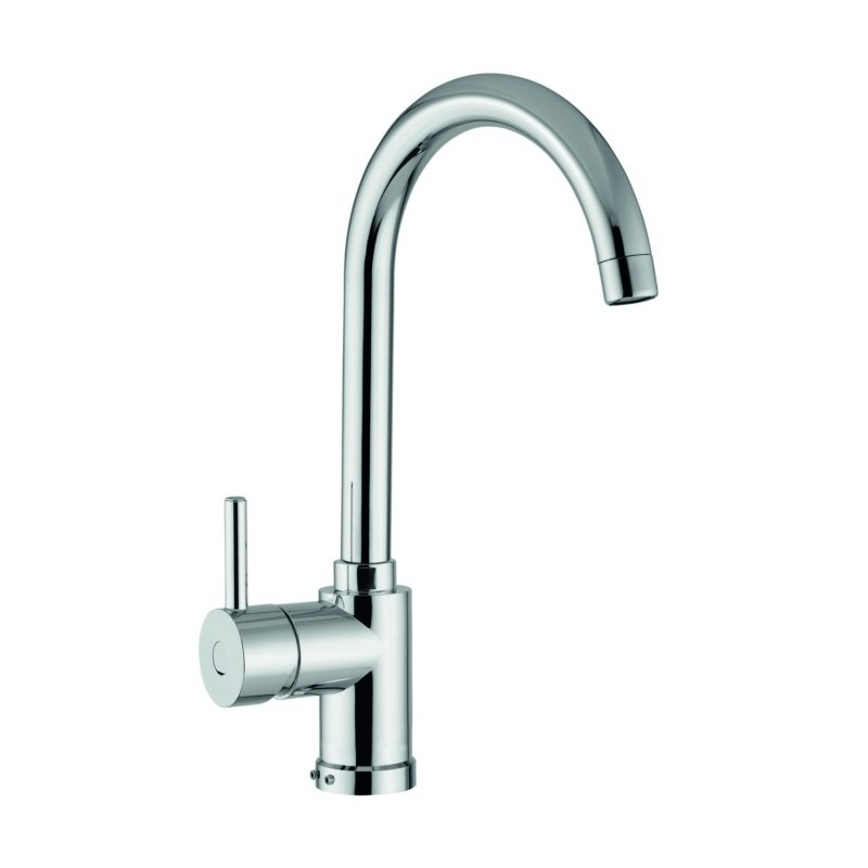 POLYTEK10 miscelatore monocomando con canna a ponte finitura microultragranit nero matt