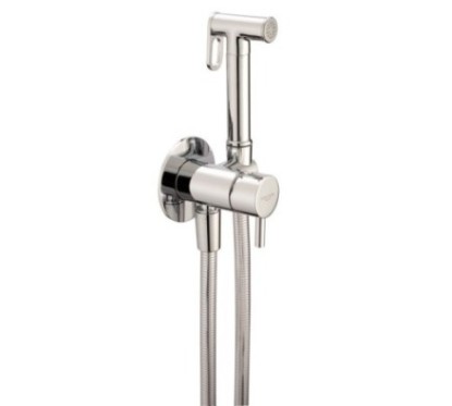 Kit doccetta shut-off con miscelatore finitura nero opaco