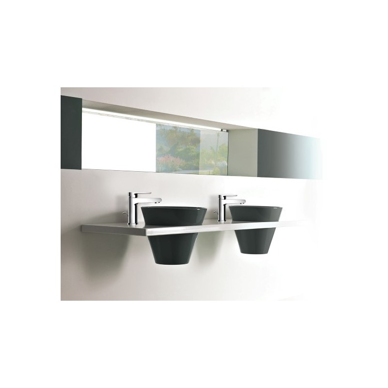 KYRO miscelatore monocomando lavabo con scarico automatico finitura cromo