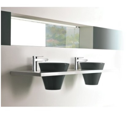 KYRO miscelatore monocomando lavabo con scarico automatico finitura cromo