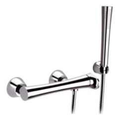 DIVA miscelatore doccia esterno con kit doccia finitura cromo