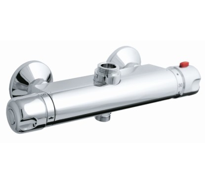 THERMO miscelatore termostatico esterno doccia doppia uscita finitura cromo