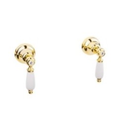 QUEEN Gruppo doccia incasso finitura cromo oro