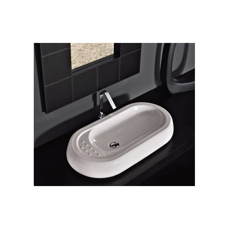 SMOKE lavabo d'appoggio 425x820 mm.