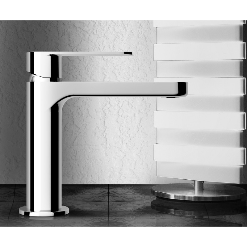 MIA Set miscelatori per lavabo e bidet con scarico finitura cromo