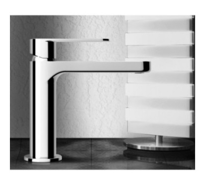 MIA Set miscelatori per lavabo e bidet con scarico finitura cromo