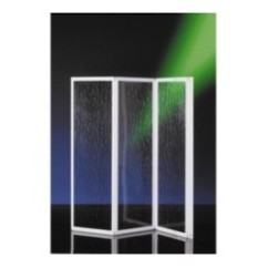 KETCH Pieghevole vasca finitura argento satinato 5 ANTE acrilico (misura 100 h.140)