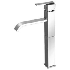 KLIP Miscelatore per lavabo con prolunga 130 mm e bocca lunga finitura cromo