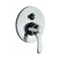 ELITE monocomando doccia incasso con deviatore finitura cromo