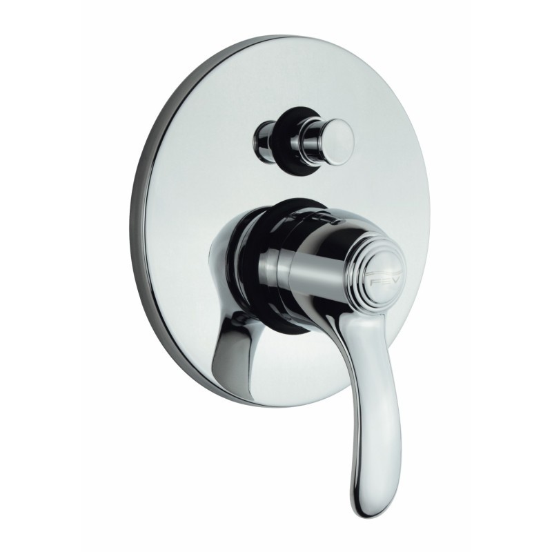 ELITE monocomando doccia incasso con deviatore finitura cromo