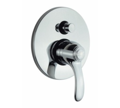 ELITE monocomando doccia incasso con deviatore finitura cromo