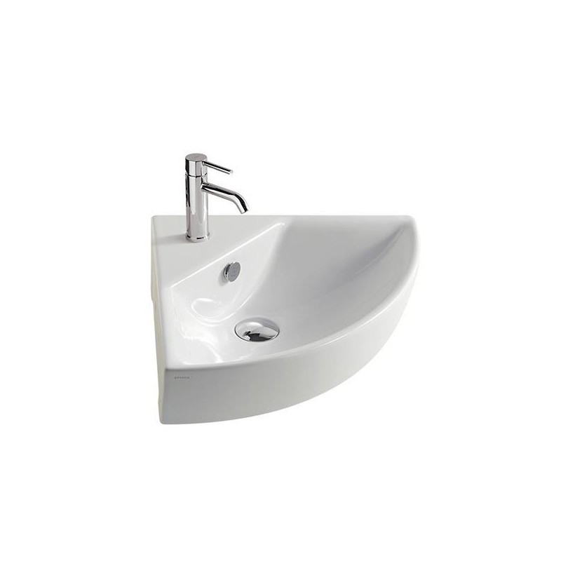 EDEN lavabo angolare cm 45 monoforo.