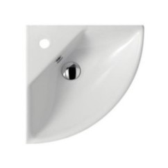 EDEN lavabo angolare cm 45 monoforo.