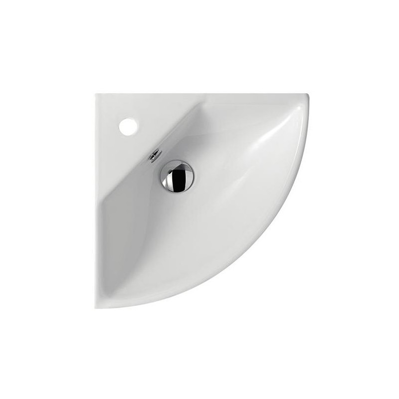 EDEN lavabo angolare cm 45 monoforo.