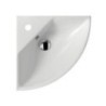 EDEN lavabo angolare cm 45 monoforo.