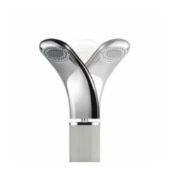 SFERA pannello doccia con miscelatore monocomando finitura satinato