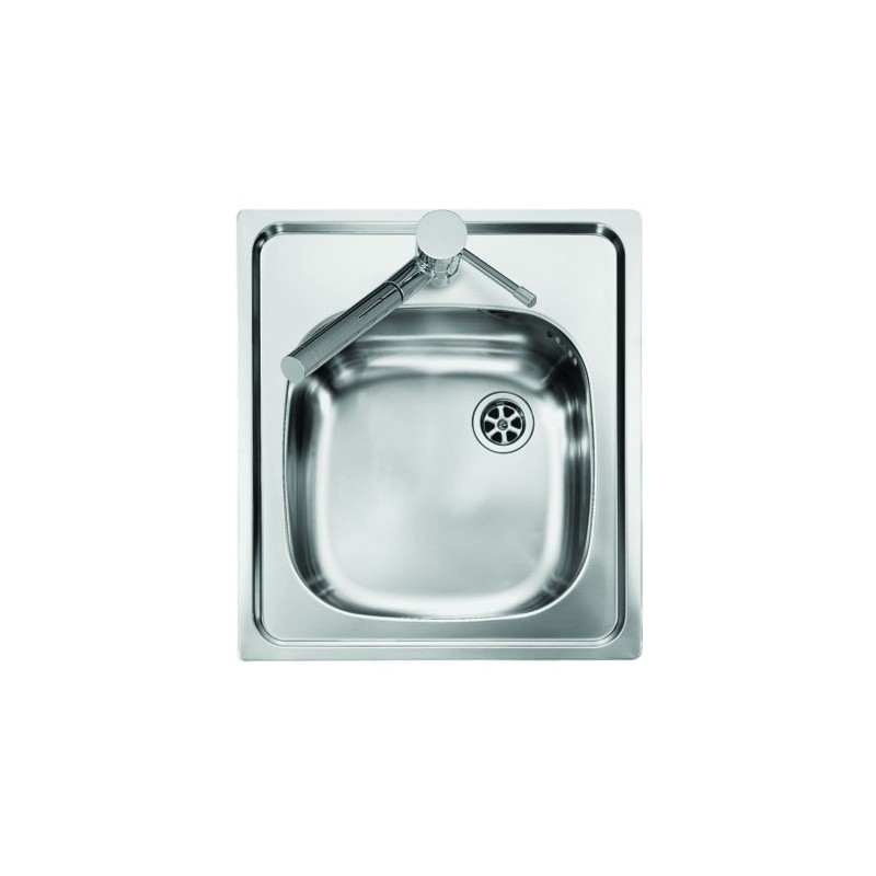 VINTAGE lavello in acciaio inox ad una vasca finitura satinato