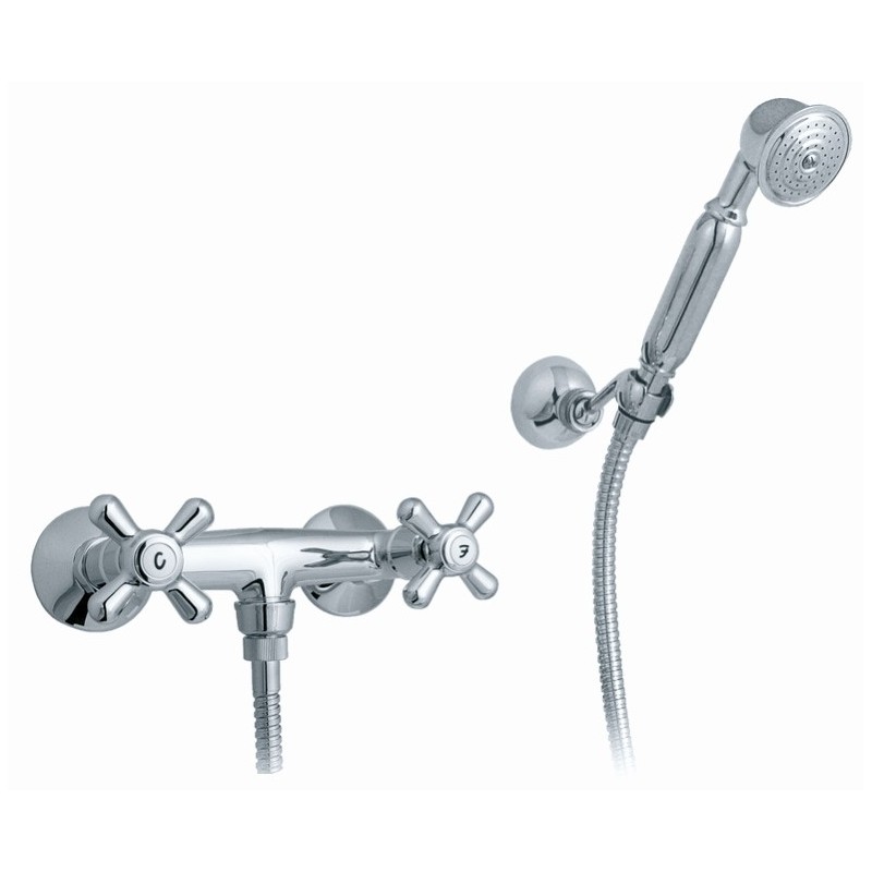 MAYA gruppo doccia esterno con duplex finitura cromo