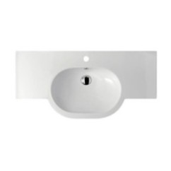 M2 lavabo sospeso cm 100 monoforo