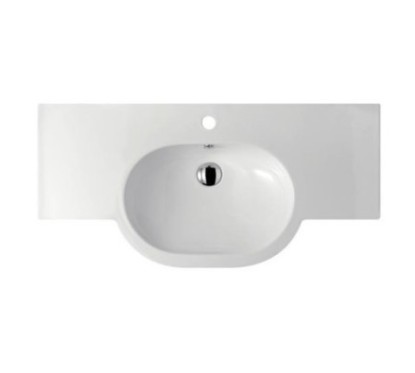 M2 lavabo sospeso cm 100 monoforo