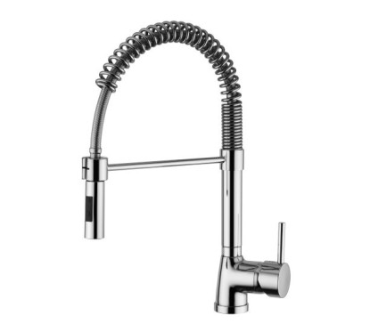 HI-TECH miscelatore lavello con mollettone sottopensile finitura cromo