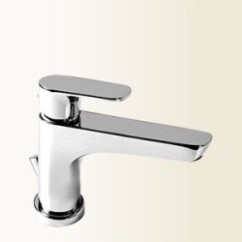 JOLIE Miscelatore per lavabo con bocca lunga e scarico